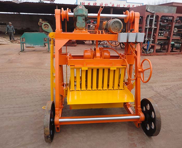 QMY4-45 Electric mobile block machine for concrete blocks