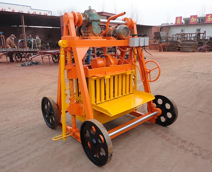 QMY4-45 Electric mobile block machine for concrete blocks