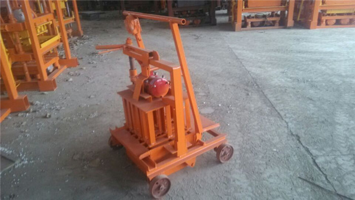 QMR2-45 small mobile concrete block making machine price for business