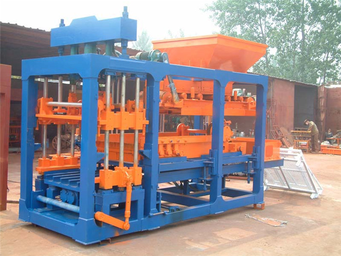 QT6-15 fully automatic hydraulic cement block making machine, brick machine for sale