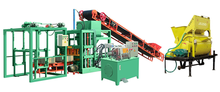 QT4-20 medium size hydraulic concrete interlocking brick making machine, cement brick machine for pavers