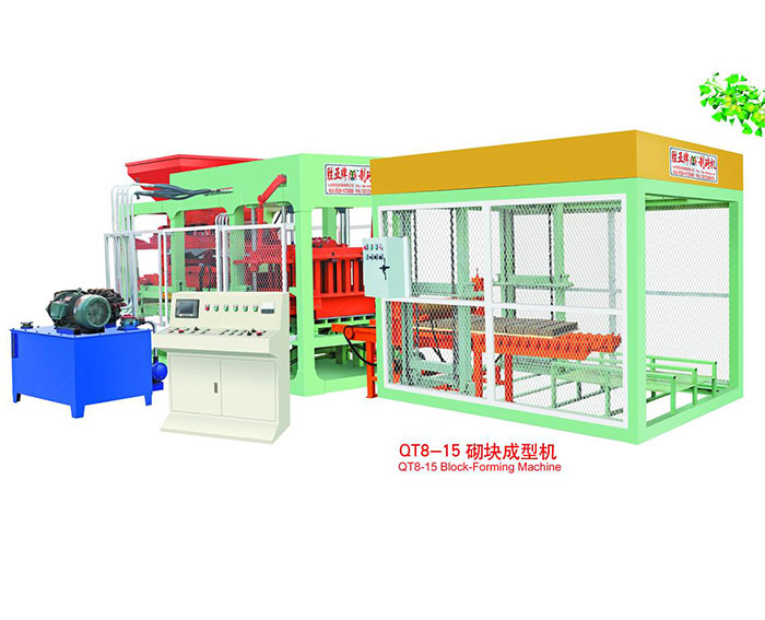 QT8-15 Concrete Brick Making Machine